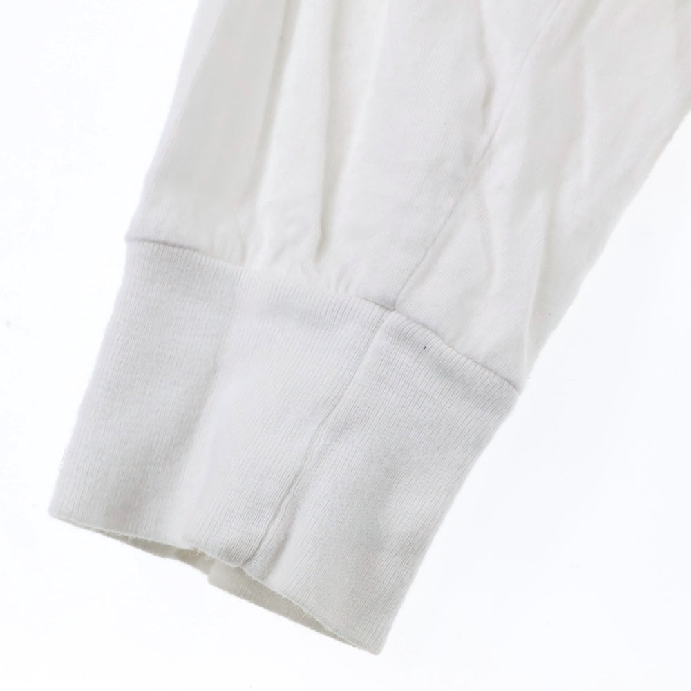 CHROME HEARTS(クロムハーツ) Neck Logo L/S TEE ネックロゴ ロングスリーブ長袖Tシャツ ホワイト/パープル