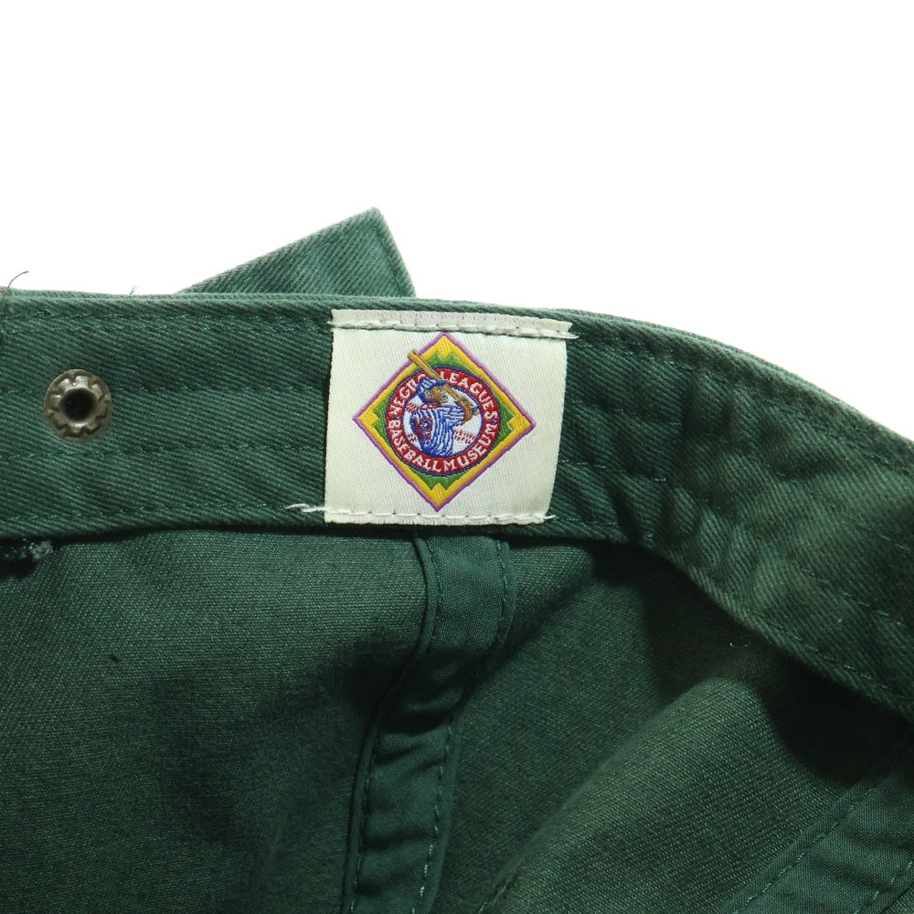 NO BRAND(ノーブランド) NewYork Yankees ロゴ刺繍キャップ グリーン