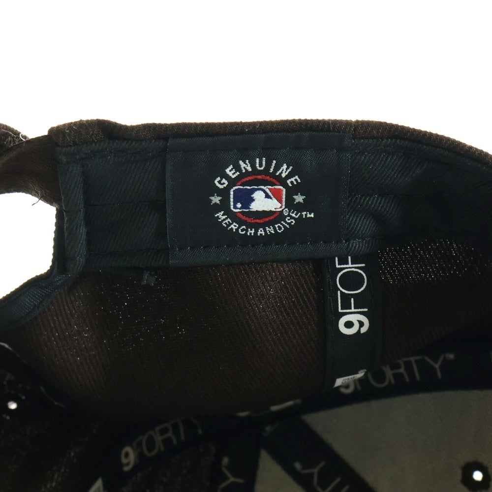 NEW ERA(ニューエラ) 9FORTY サンディエゴパドレス ベースボールキャップ 帽子 ブラウン/イエロー