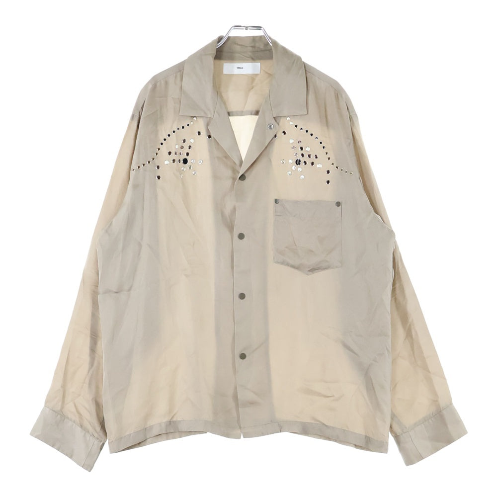 TOGA(トーガ) 21AW Western shirt ウエスタンシャツ ベージュ TV12-FJ313