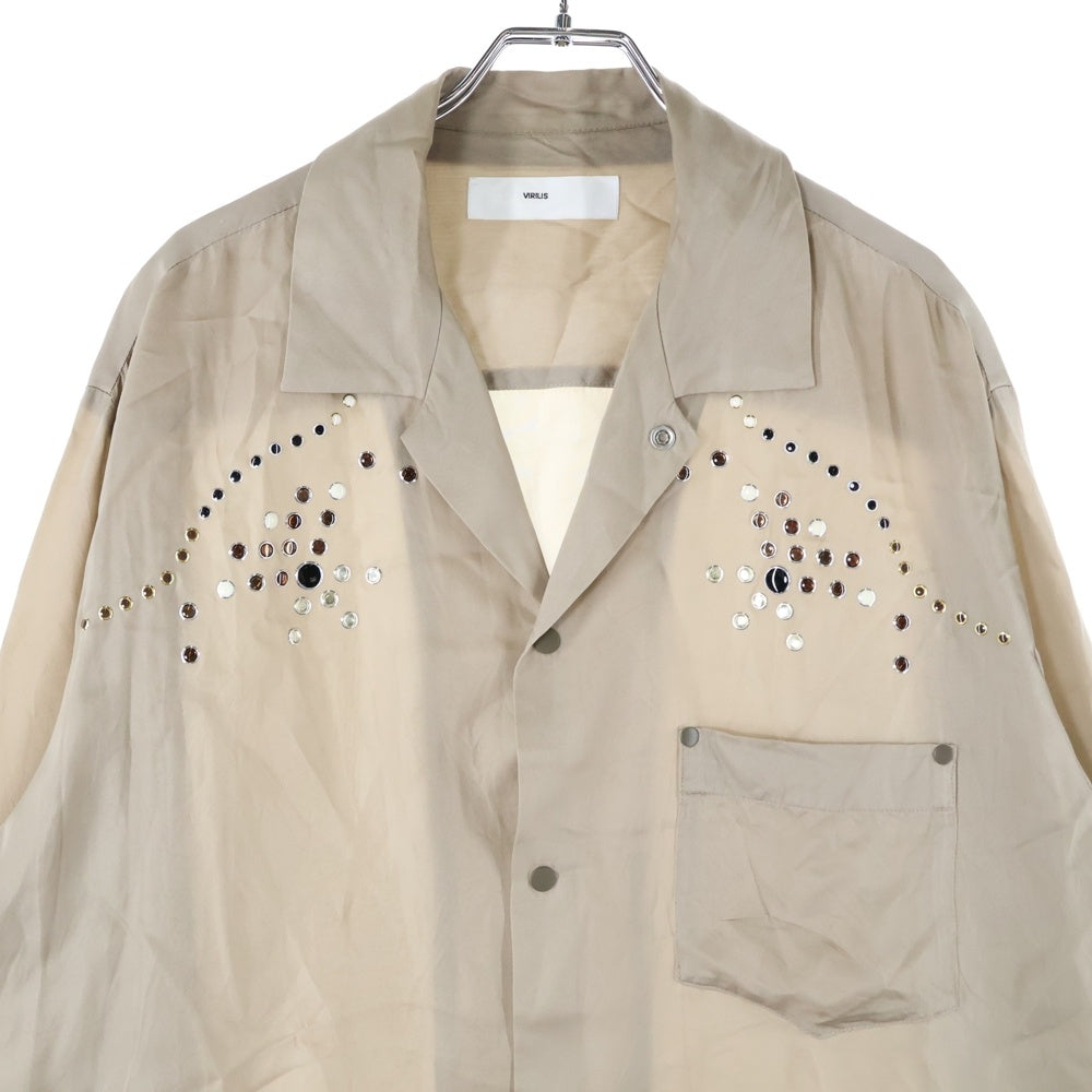 TOGA(トーガ) 21AW Western shirt ウエスタンシャツ ベージュ TV12-FJ313