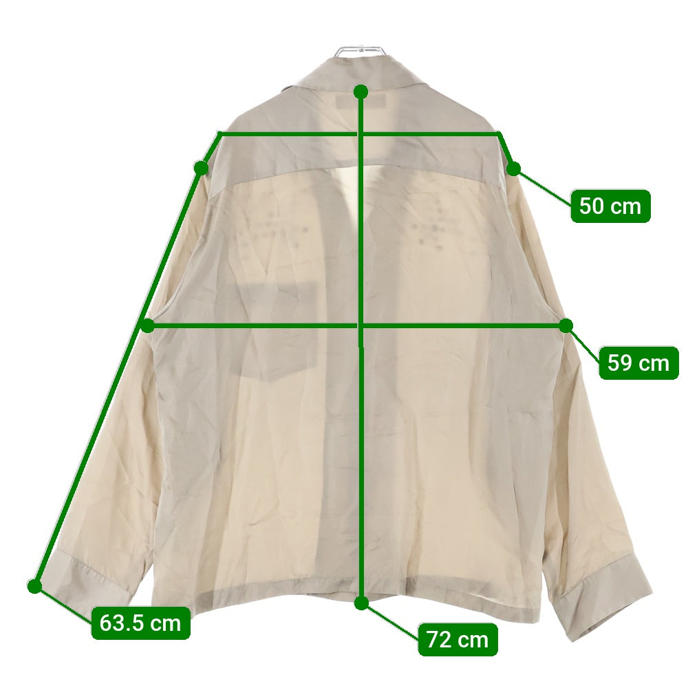 TOGA(トーガ) 21AW Western shirt ウエスタンシャツ ベージュ TV12-FJ313