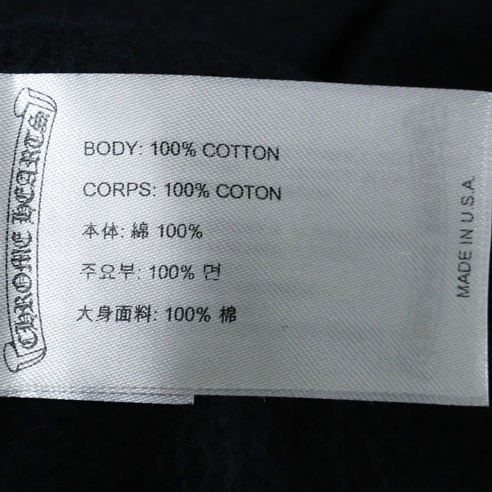 CHROME HEARTS(クロムハーツ) SWTSHRT PLVRスウェット ネックロゴプリント スウェットトレーナー ブラック
