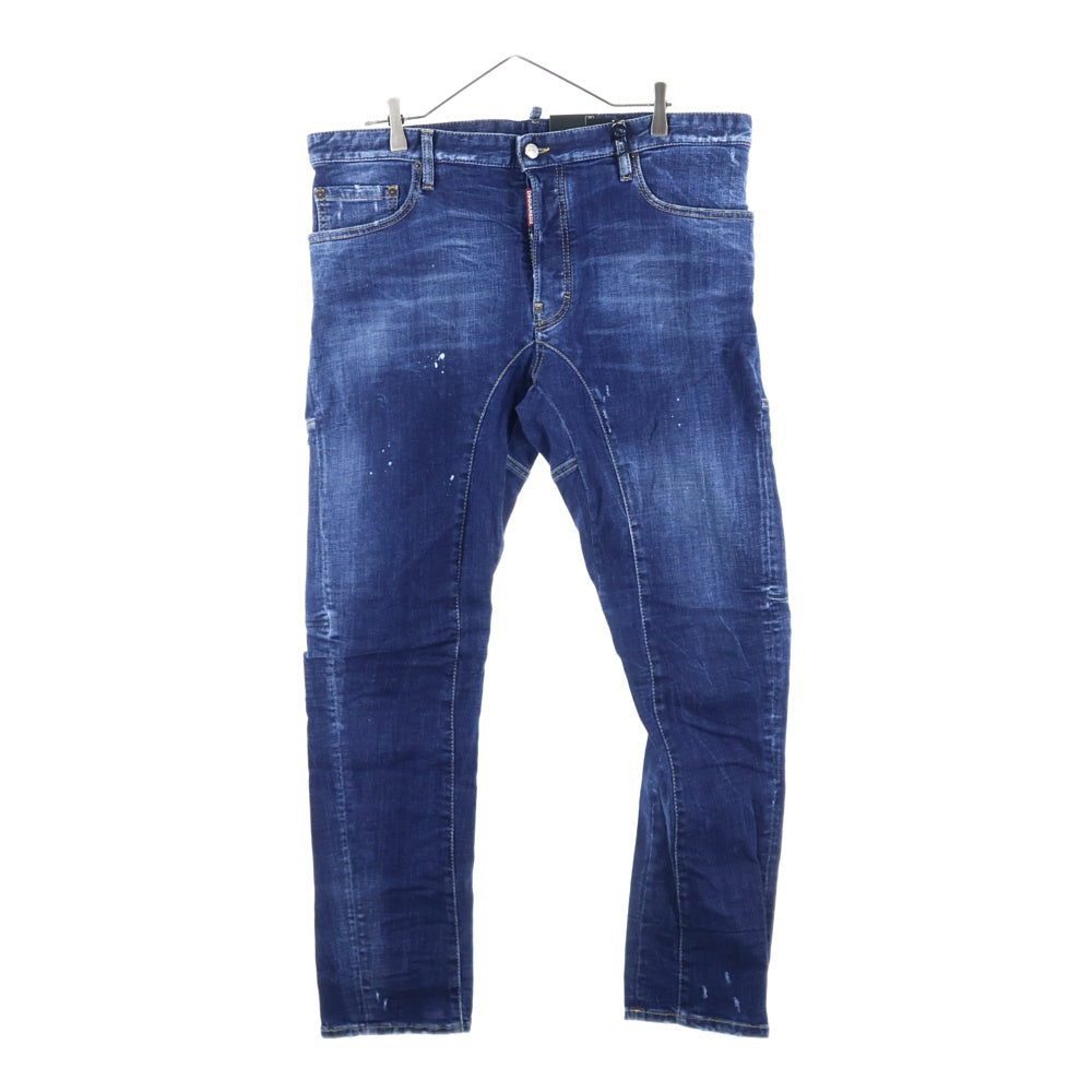 DSQUARED2(ディースクエアード) TIDY BIKER JEAN ダメージ加工 デニムパンツ インディゴ S74LB1622
