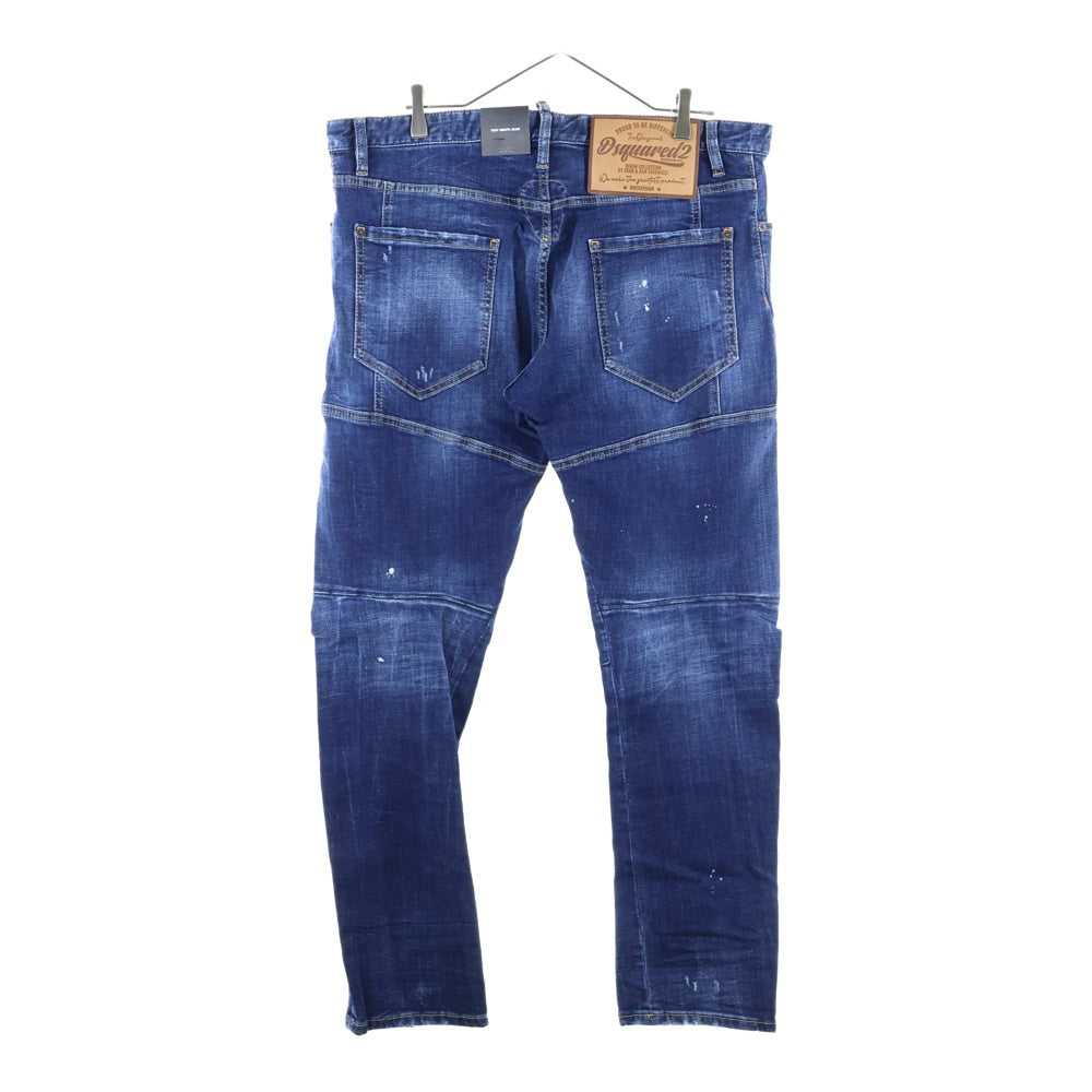 DSQUARED2(ディースクエアード) TIDY BIKER JEAN ダメージ加工 デニムパンツ インディゴ S74LB1622