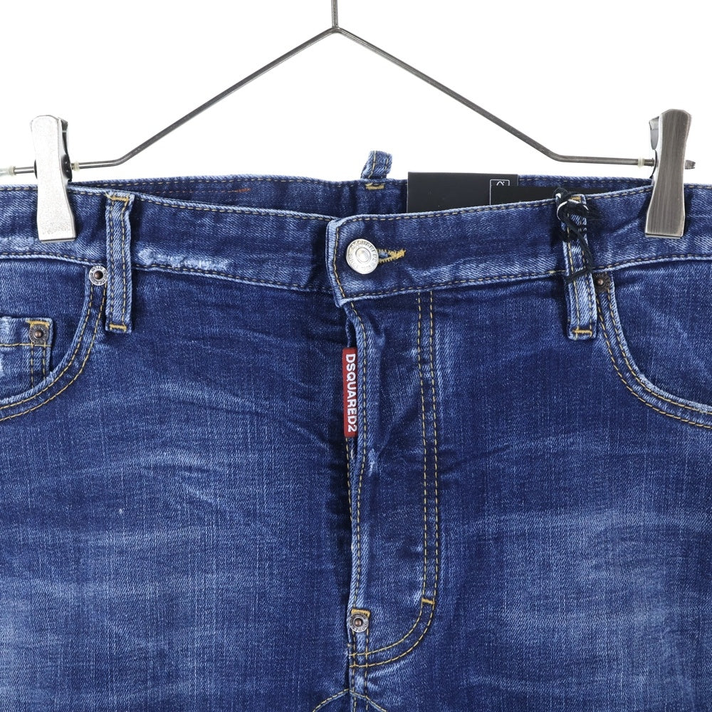 DSQUARED2(ディースクエアード) TIDY BIKER JEAN ダメージ加工 デニムパンツ インディゴ S74LB1622