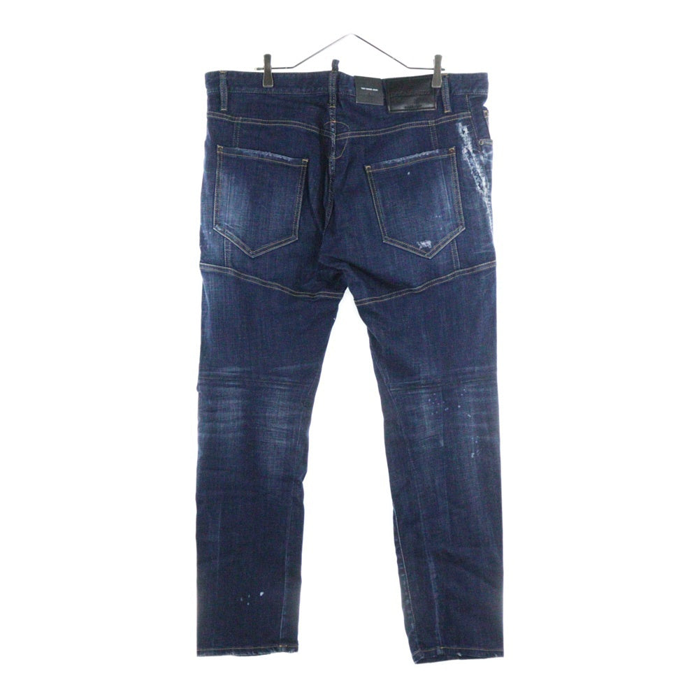 DSQUARED2(ディースクエアード) TIDY BIKER JEAN ダメージ加工 デニムパンツ インディゴ S74LB1622