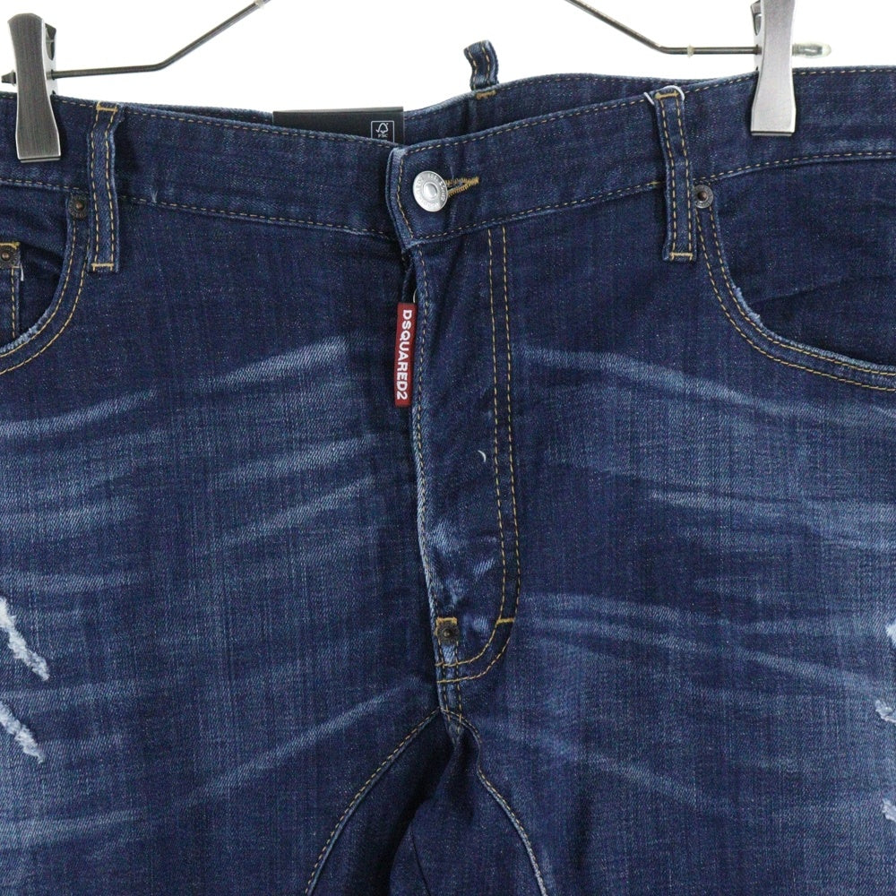 DSQUARED2(ディースクエアード) TIDY BIKER JEAN ダメージ加工 デニムパンツ インディゴ S74LB1622