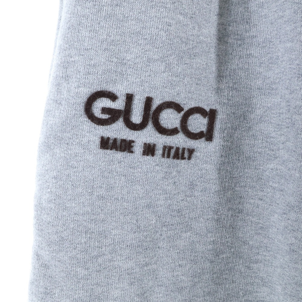 GUCCI(グッチ) 24SS フロッキープリントスウェットパンツ グレー 768455 XJF3Y