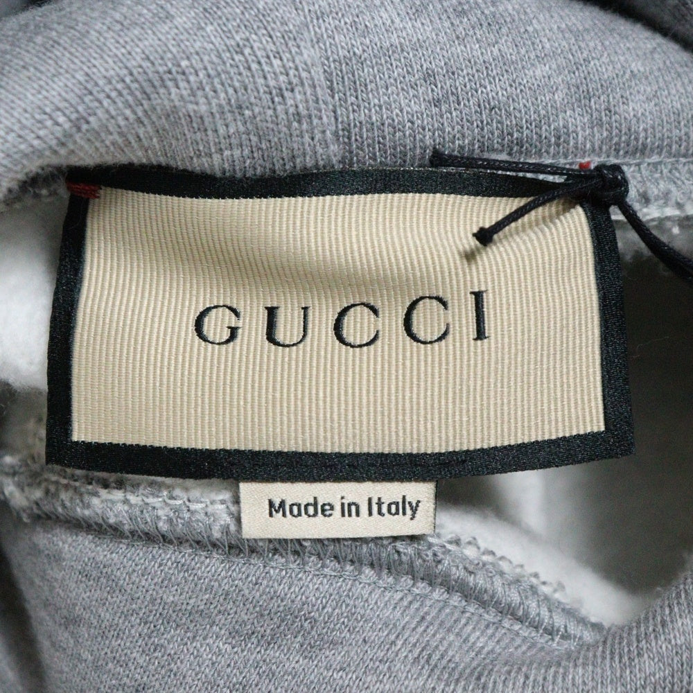 GUCCI(グッチ) 24SS フロッキープリントパーカー グレー 768454 XJF3Y