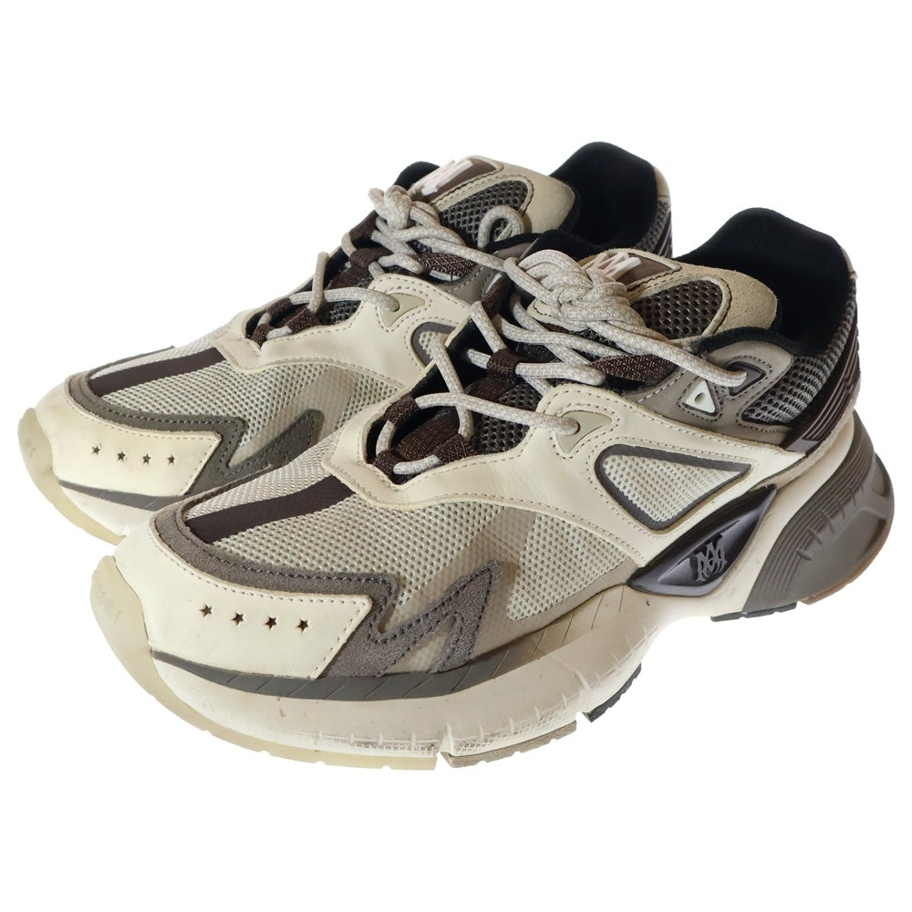 AMIRI(アミリ) MA RUNNER ローカットスニーカー ホワイト/ブラウン
