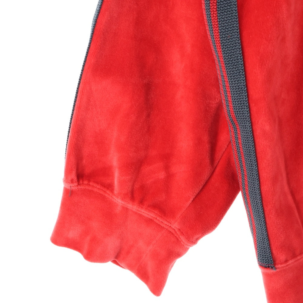 Needles(ニードルス) TRACK HOODIE ベロア トラックフーディーパーカー レッド NS252