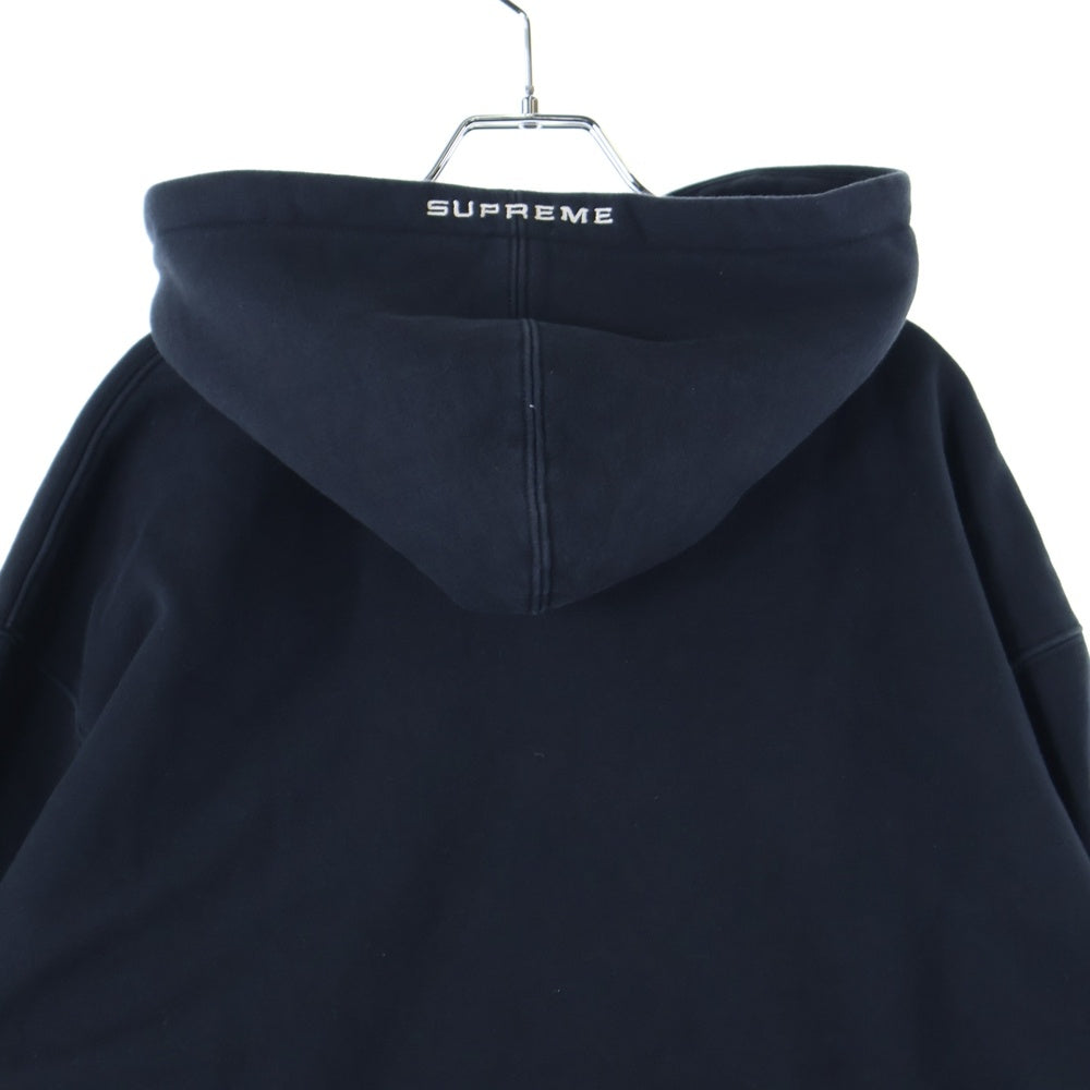SUPREME(シュプリーム) 24SS×NIKE Heavy weight Sweat ナイキ プルオーバースウェットパーカー フーディー ブラック FQ0759-010