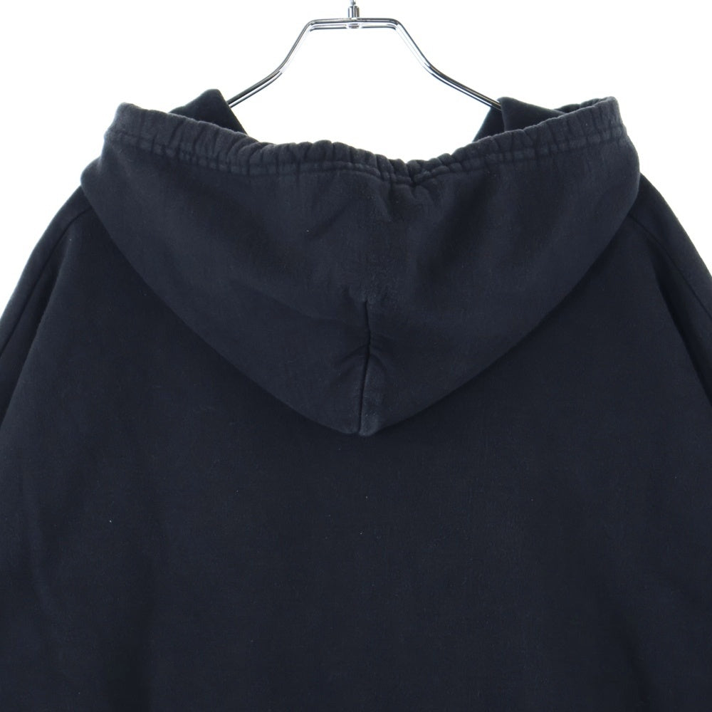 CHROME HEARTS(クロムハーツ) WWW.CHROMEHEARTS.COM HOODIE オンライン限定ホースシューバックプリント プルオーバーパーカー ブラック/ブルー