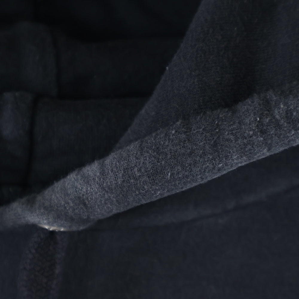 CHROME HEARTS(クロムハーツ) WWW.CHROMEHEARTS.COM HOODIE オンライン限定ホースシューバックプリント プルオーバーパーカー ブラック/ブルー