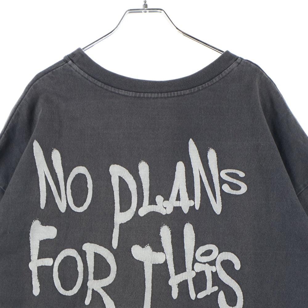 cvtvlist(カタリスト) オーバーサイズバックプリント半袖Tシャツ グレー