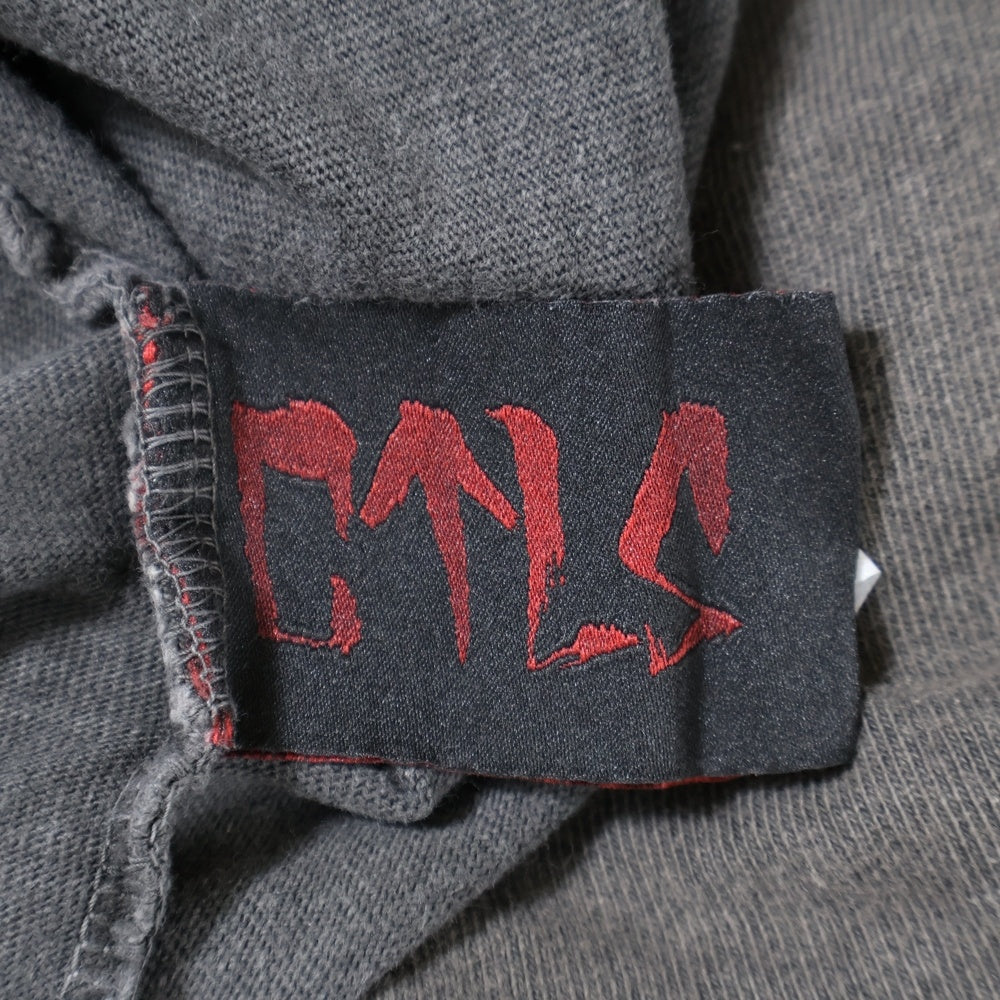 cvtvlist(カタリスト) オーバーサイズバックプリント半袖Tシャツ グレー