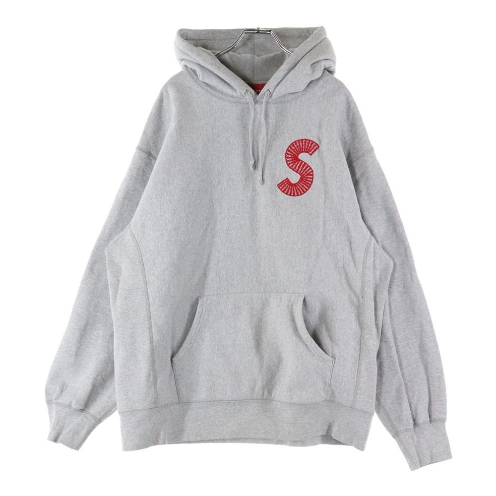 SUPREME(シュプリーム) 20AW S Logo Hooded Sweatshirt Sロゴ フーデッドスウェットシャツ スモールボックス プルオーバーパーカー グレー