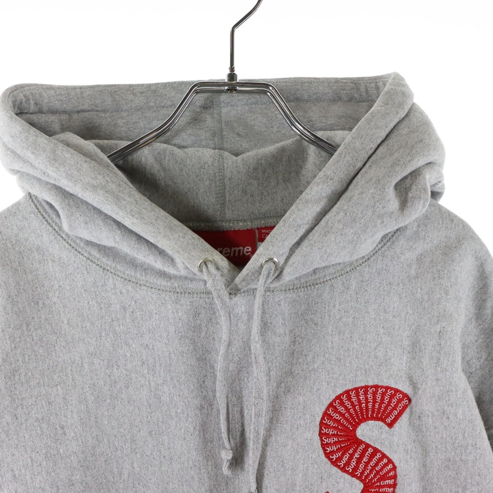 SUPREME(シュプリーム) 20AW S Logo Hooded Sweatshirt Sロゴ フーデッドスウェットシャツ スモールボックス プルオーバーパーカー グレー