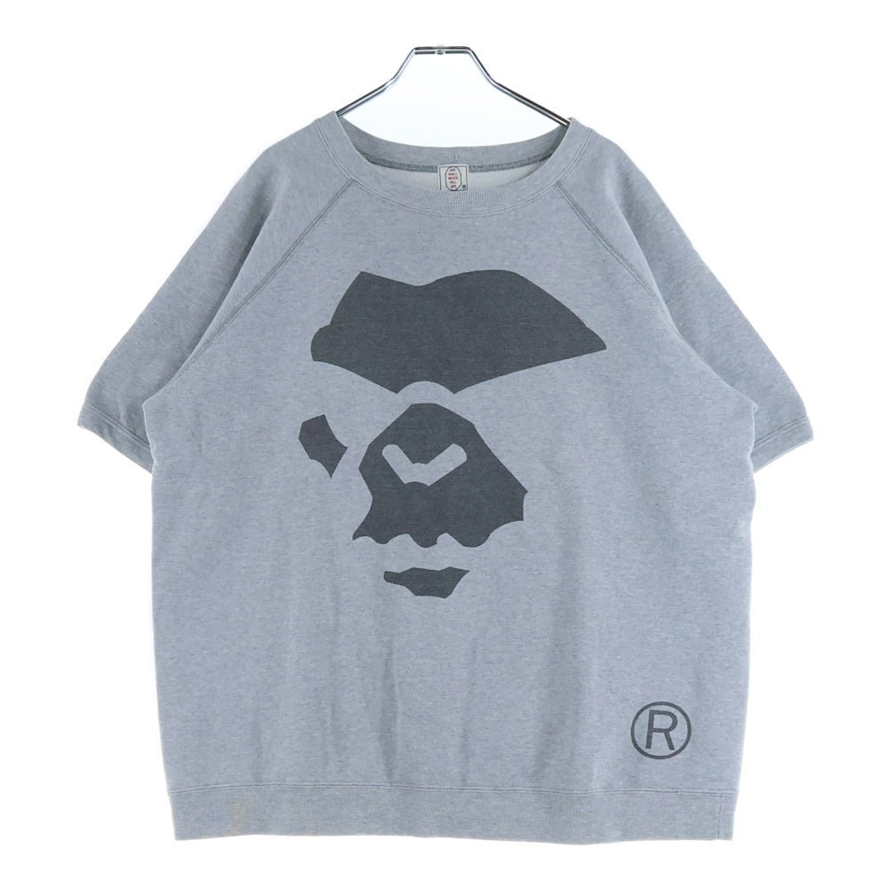 A BATHING APE グレー スウェット A BATHING APE スエット A BATHING