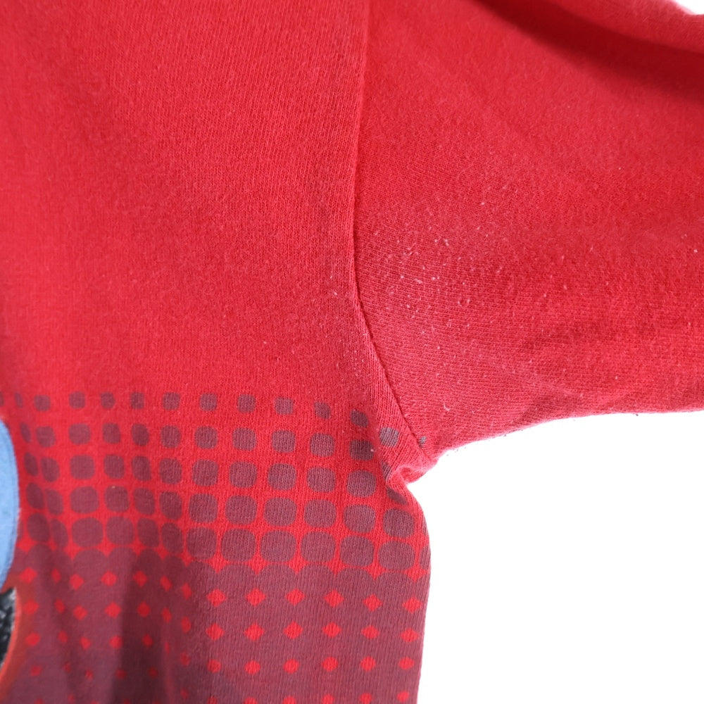 VINTAGE(ヴィンテージ) 90S 遊戯王 YU-GI-OH 1996 フロントキャラクタープリント 長袖Tシャツカットソー レッド