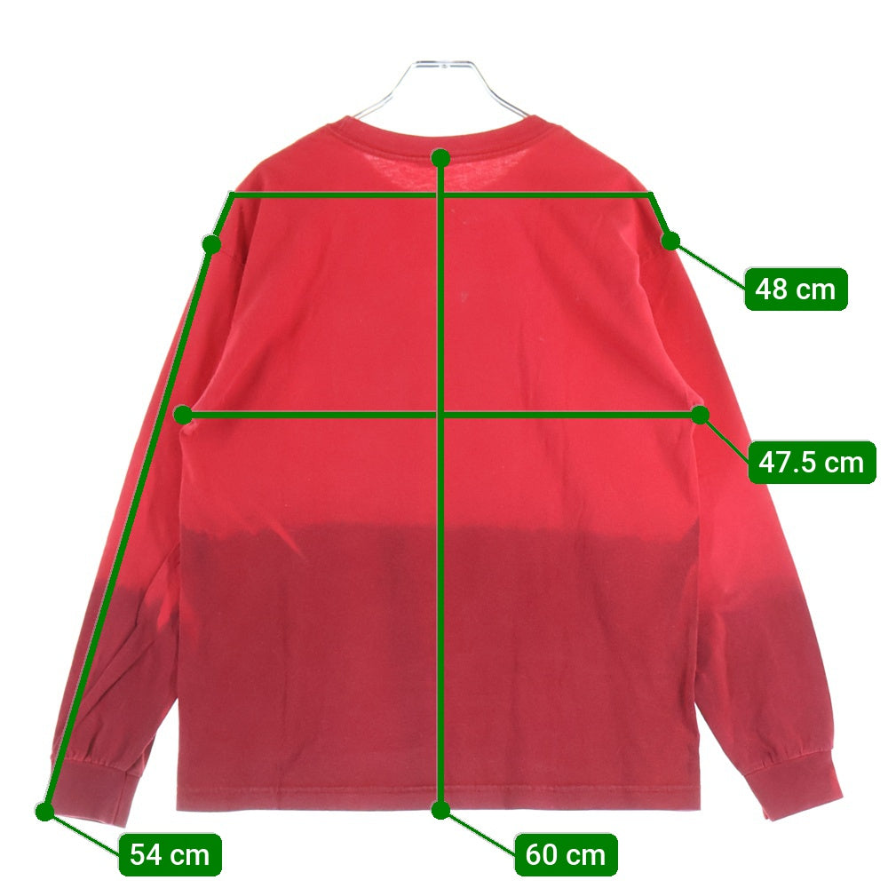 VINTAGE(ヴィンテージ) 90S 遊戯王 YU-GI-OH 1996 フロントキャラクタープリント 長袖Tシャツカットソー レッド