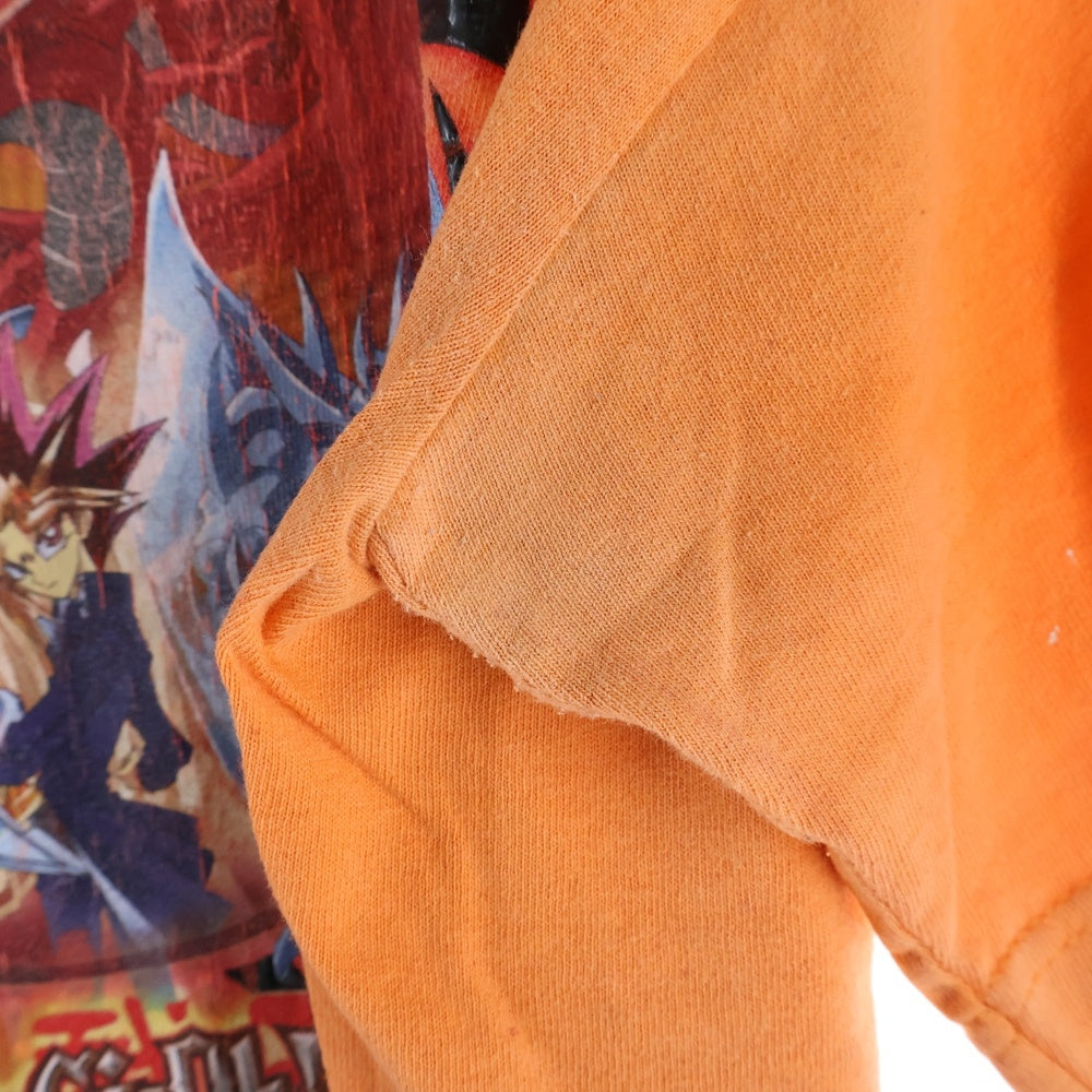 VINTAGE(ヴィンテージ) 90S 遊戯王 YU-GI-OH 1996 武藤遊戯 プリント半袖Tシャツカットソー オレンジ