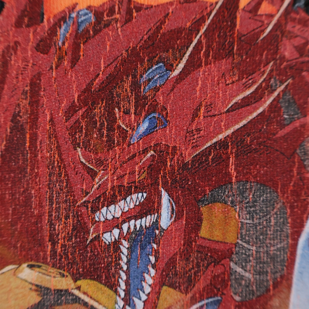 VINTAGE(ヴィンテージ) 90S 遊戯王 YU-GI-OH 1996 武藤遊戯 プリント半袖Tシャツカットソー オレンジ