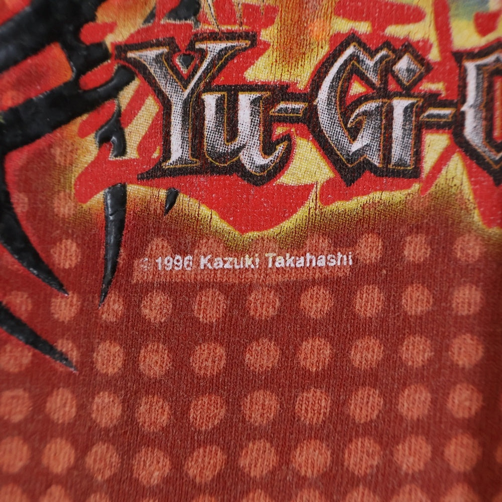 VINTAGE(ヴィンテージ) 90S 遊戯王 YU-GI-OH 1996 武藤遊戯 プリント半袖Tシャツカットソー オレンジ