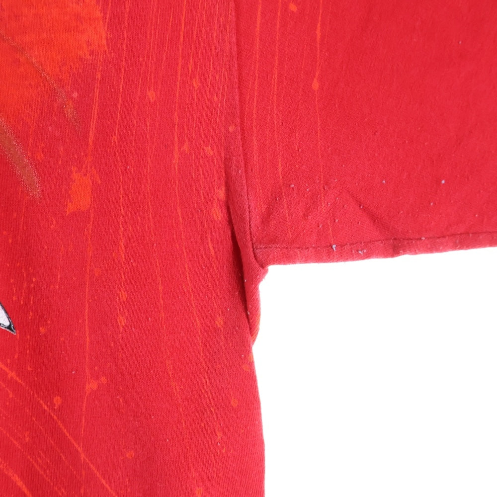 VINTAGE(ヴィンテージ) 90S 遊戯王 YU-GI-OH 1996 遊城十代 プリント半袖Tシャツカットソー レッド