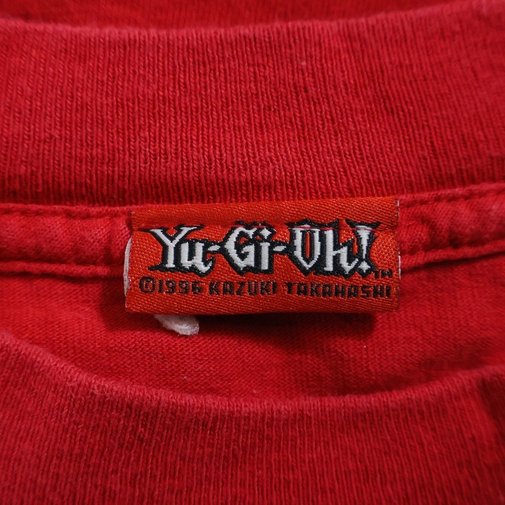 VINTAGE(ヴィンテージ) 90S 遊戯王 YU-GI-OH 1996 遊城十代 プリント半袖Tシャツカットソー レッド