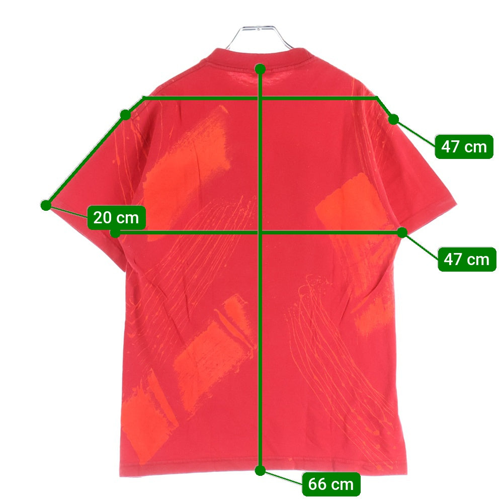 VINTAGE(ヴィンテージ) 90S 遊戯王 YU-GI-OH 1996 遊城十代 プリント半袖Tシャツカットソー レッド