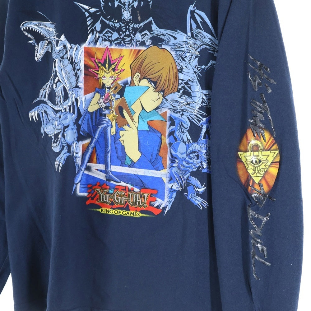 VINTAGE(ヴィンテージ) 90S 遊戯王 YU-GI-OH KING OF GAMES プリント長袖Tシャツカットソー ブラック