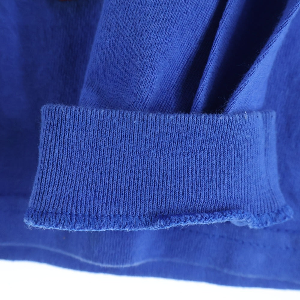 VINTAGE(ヴィンテージ) 90S 遊戯王 YU-GI-OH 1996 武藤遊戯 白龍 黒龍 プリント長袖Tシャツカットソー ブルー