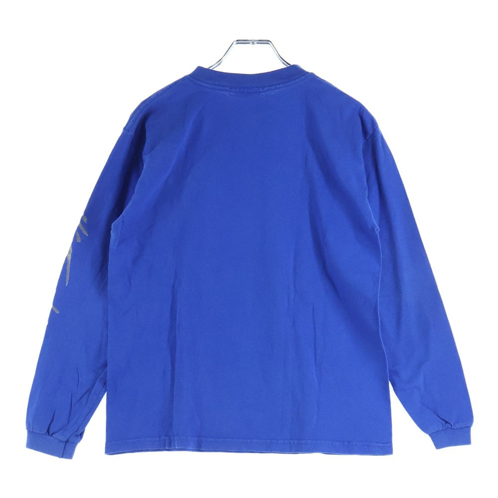 VINTAGE(ヴィンテージ) 90S 遊戯王 YU-GI-OH 1996 IT'S TIME TO DUEL プリント長袖Tシャツカットソー ブルー