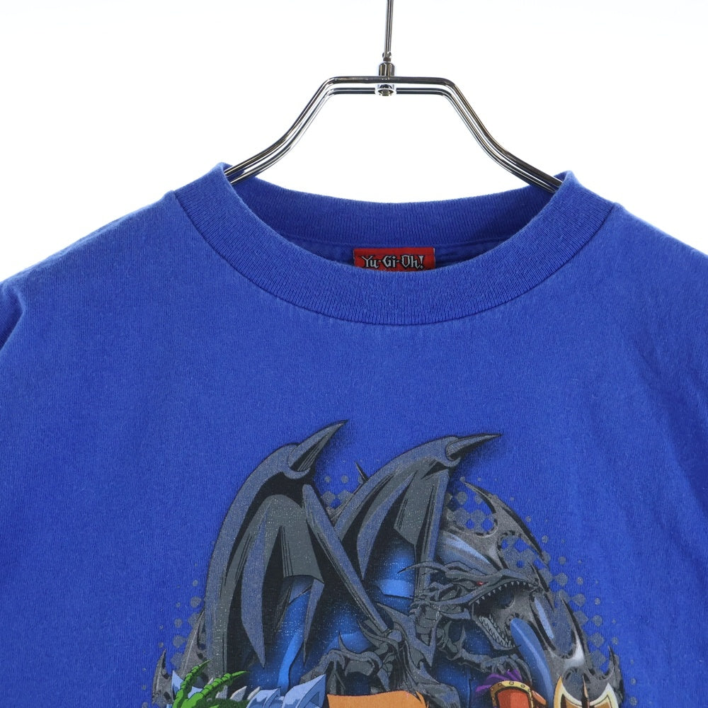 VINTAGE(ヴィンテージ) 90S 遊戯王 YU-GI-OH 1996 IT'S TIME TO DUEL プリント長袖Tシャツカットソー ブルー