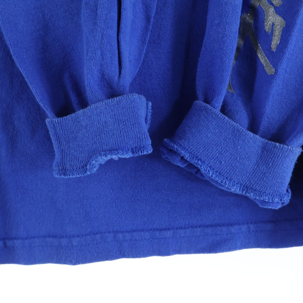 VINTAGE(ヴィンテージ) 90S 遊戯王 YU-GI-OH 1996 IT'S TIME TO DUEL プリント長袖Tシャツカットソー ブルー