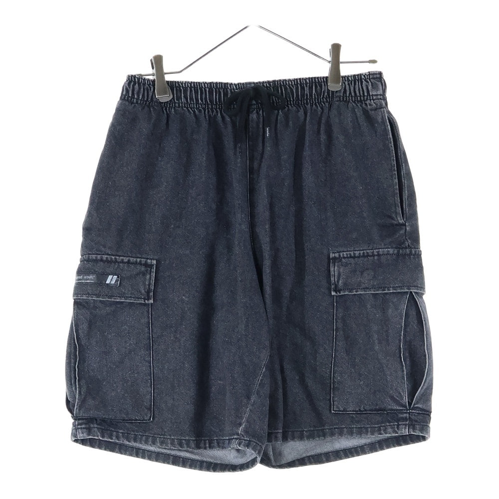 WTAPS(ダブルタップス) 24SS SHORTS COTTON DENIM PANT ハーフカーゴパンツ ブラック 241WVDT-PTM08