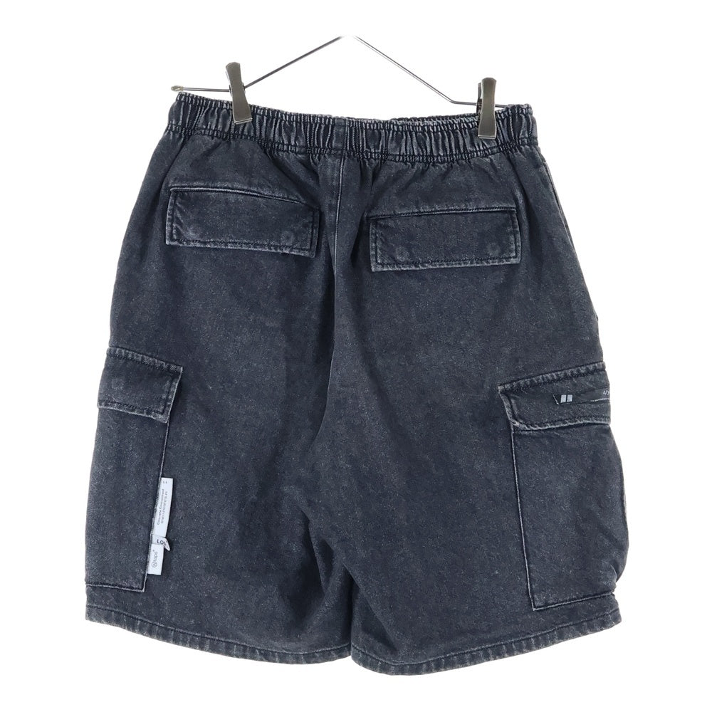 WTAPS(ダブルタップス) 24SS SHORTS COTTON DENIM PANT ハーフカーゴパンツ ブラック 241WVDT-PTM08