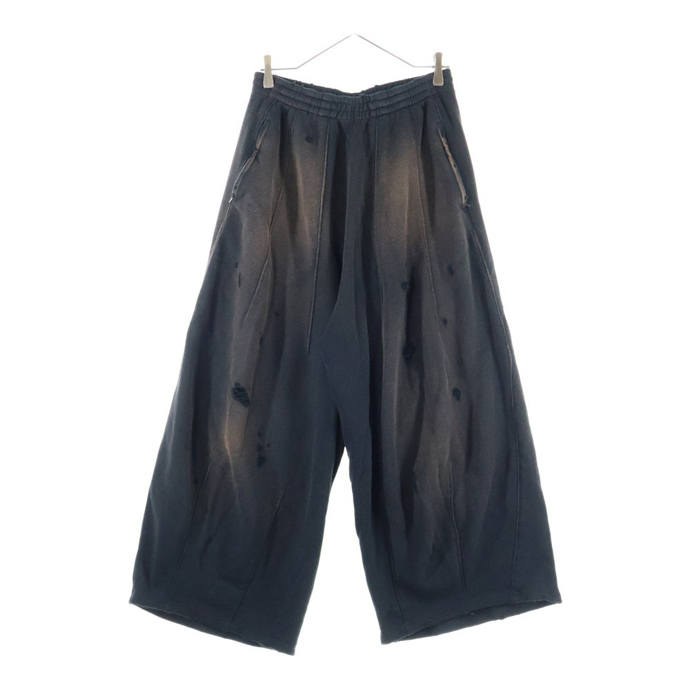 Needles(ニードルス) Darts H.D. SWEAT PANT ヴィンテージ加工 スウェットパンツ ブラック QV369