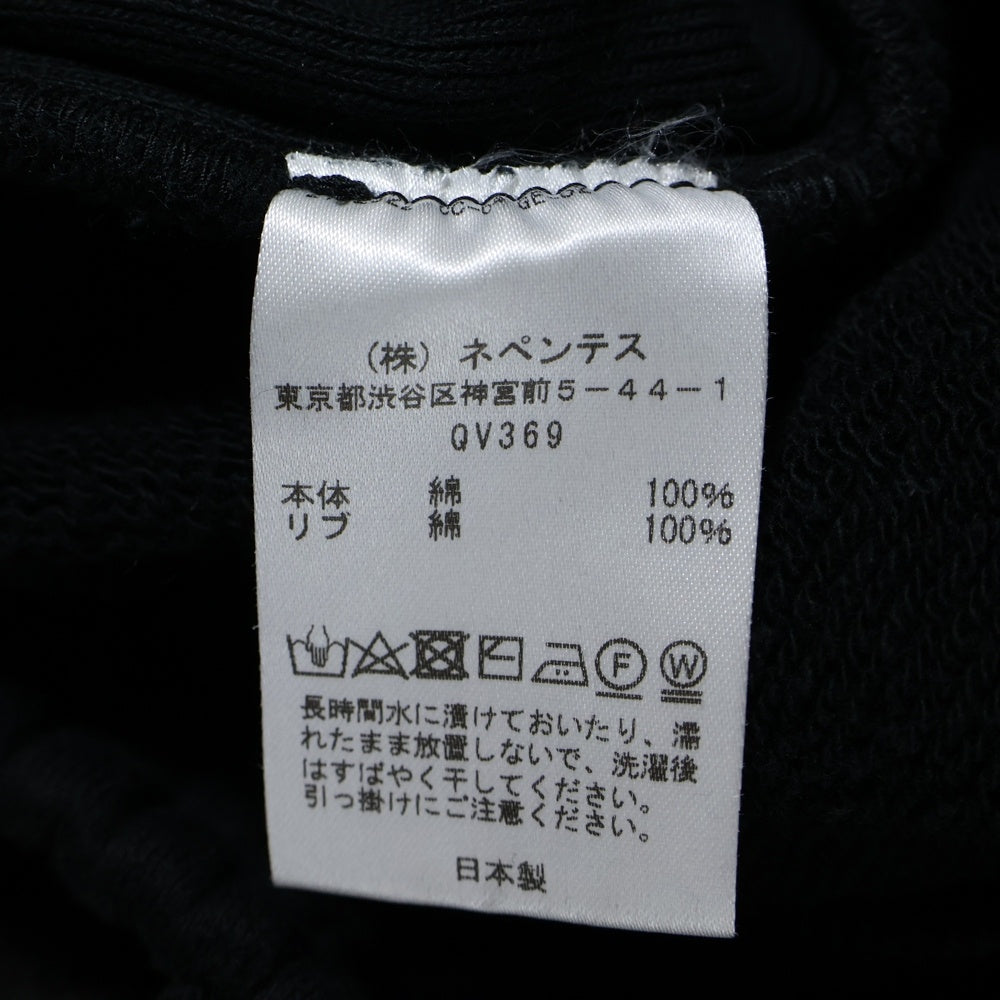 Needles(ニードルス) Darts H.D. SWEAT PANT ヴィンテージ加工 スウェットパンツ ブラック QV369