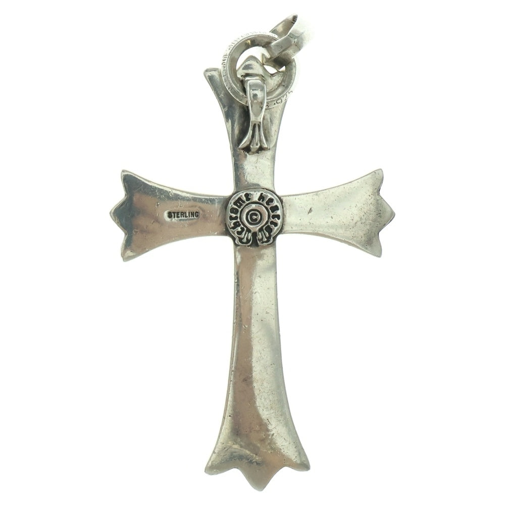 CHROME HEARTS(クロムハーツ) LG W BALE ラージCHクロス Wベイル ネックレストップ シルバー BCA393