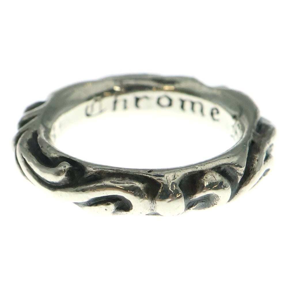 CHROME HEARTS(クロムハーツ) SCRL BAND スクロールバンド リング シルバー BCA351