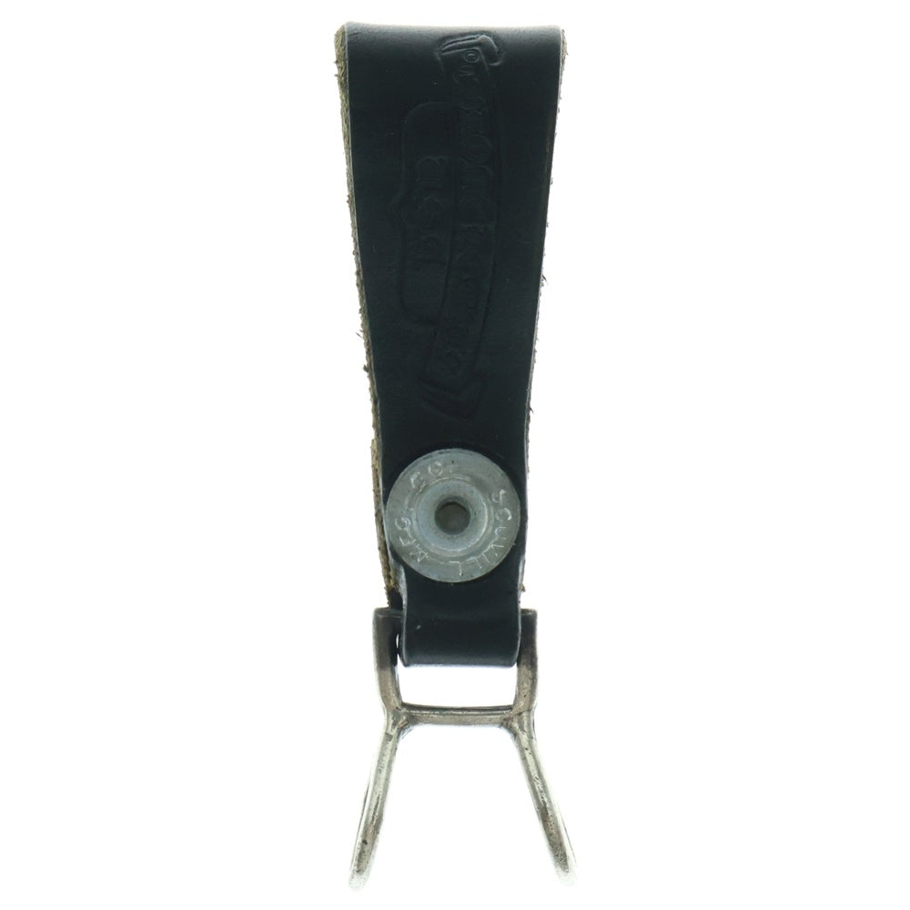 CHROME HEARTS(クロムハーツ) BELT LOOP ケルティックボールボタンレザーベルトループ シルバー/ブラック
