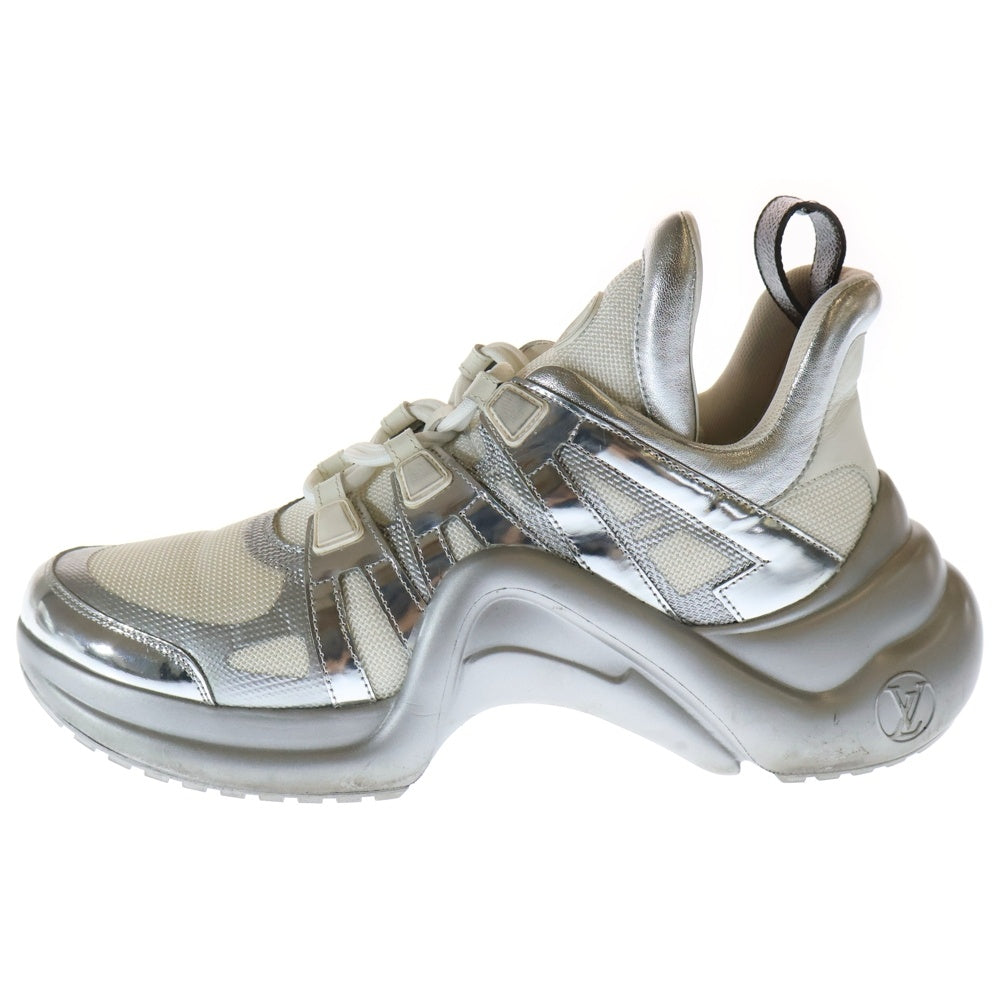 LOUIS VUITTON(ルイヴィトン) アークライト・ライン テクニカルファブリック スニーカー シルバー/ホワイト 0198