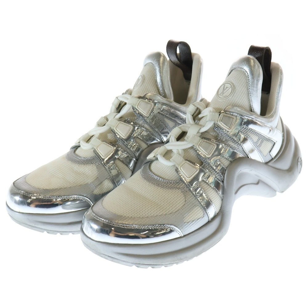 LOUIS VUITTON(ルイヴィトン) アークライト・ライン テクニカルファブリック スニーカー シルバー/ホワイト 0198