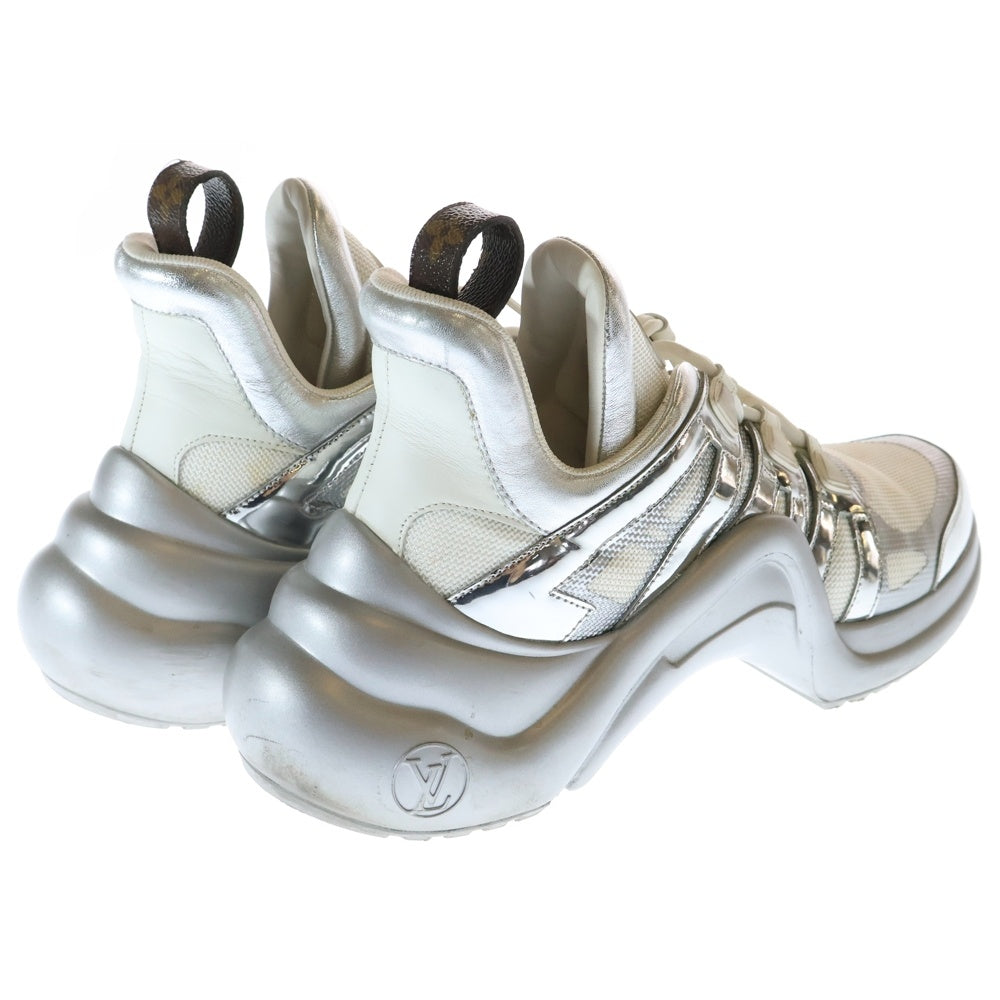 LOUIS VUITTON(ルイヴィトン) アークライト・ライン テクニカルファブリック スニーカー シルバー/ホワイト 0198