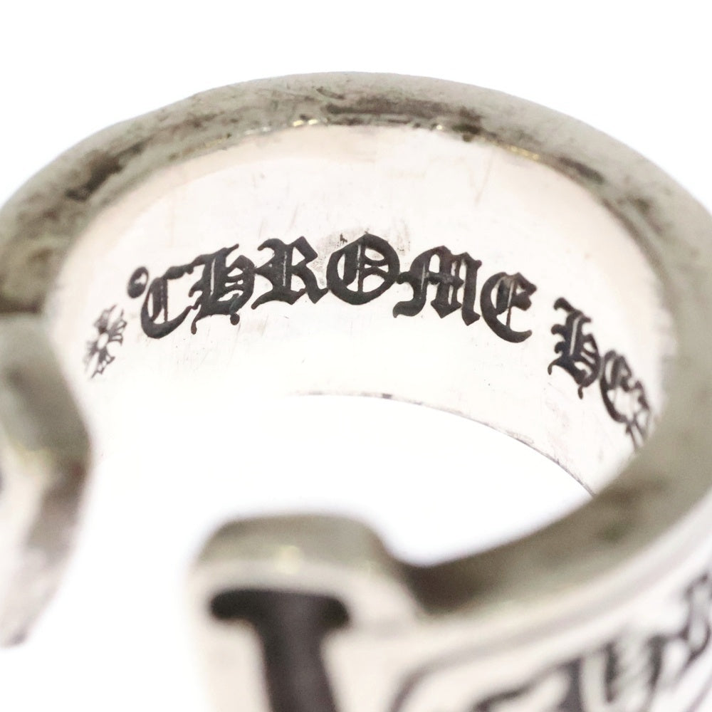 CHROME HEARTS(クロムハーツ) LG SCROLL LABEL ラージスクロールラベル リング シルバーBCA383
