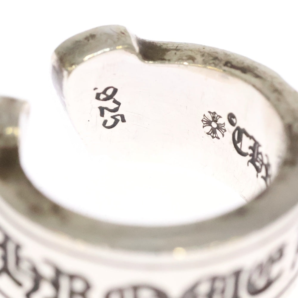 CHROME HEARTS(クロムハーツ) LG SCROLL LABEL ラージスクロールラベル リング シルバーBCA383