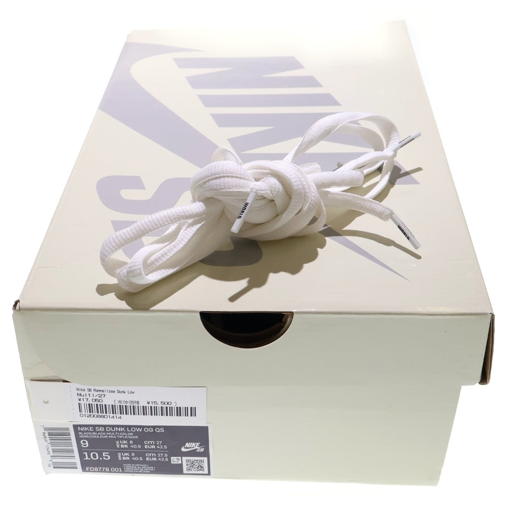 SUPREME(シュプリーム) 23AW ×SUPREME DUNK LOW QS Rammellzee シュプリーム ダンクロー ラメルジー ローカットスニーカー シューズ マルチ US9/27.0cm FD8778-001